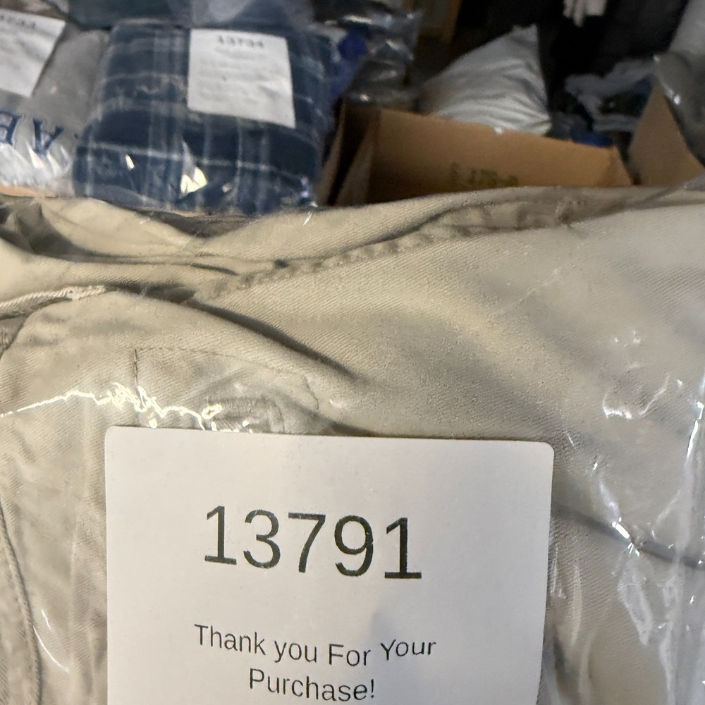 Y2K Old Navy Cargo Pants Men 33x34 (32x32) Beige Twill Distressed Straight Skate - Picture 15 of 15